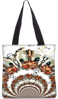 

Snoogg Indian Pattern Poly Canvas Fashion Handbag Shopping Shoulder Lunch Tote Bag For Women 21609 Shoulder Bag(Multicolor, 5 L)