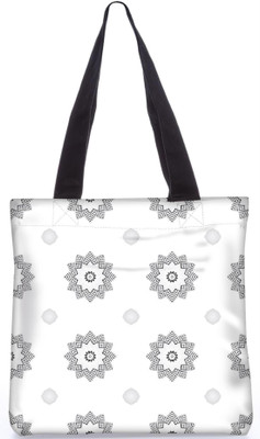 

Snoogg Indian Pattern Poly Canvas Fashion Handbag Shopping Shoulder Lunch Tote Bag For Women 21893 Shoulder Bag(Multicolor, 5 L)