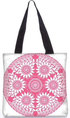 

Snoogg Indian Pattern Poly Canvas Fashion Handbag Shopping Shoulder Lunch Tote Bag For Women 23300 Shoulder Bag(Multicolor, 5 L)