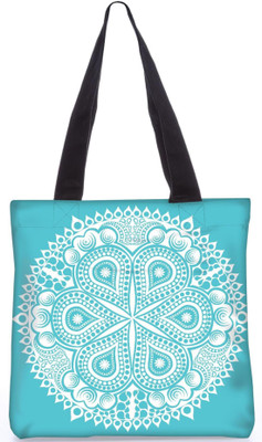 

Snoogg Indian Pattern Poly Canvas Fashion Handbag Shopping Shoulder Lunch Tote Bag For Women 23687 Shoulder Bag(Multicolor, 5 L)