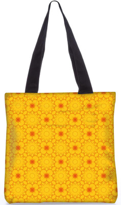 

Snoogg Indian Pattern Poly Canvas Fashion Handbag Shopping Shoulder Lunch Tote Bag For Women 23108 Shoulder Bag(Multicolor, 5 L)