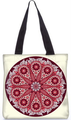 

Snoogg Indian Pattern Poly Canvas Fashion Handbag Shopping Shoulder Lunch Tote Bag For Women 23799 Shoulder Bag(Multicolor, 5 L)
