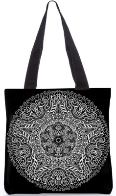

Snoogg Indian Pattern Poly Canvas Fashion Handbag Shopping Shoulder Lunch Tote Bag For Women 23458 Shoulder Bag(Multicolor, 5 L)
