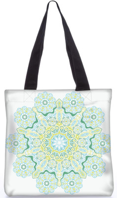 

Snoogg Indian Pattern Poly Canvas Fashion Handbag Shopping Shoulder Lunch Tote Bag For Women 23659 Shoulder Bag(Multicolor, 5 L)