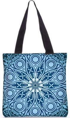 

Snoogg Indian Pattern Poly Canvas Fashion Handbag Shopping Shoulder Lunch Tote Bag For Women 23211 Shoulder Bag(Multicolor, 5 L)