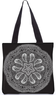 

Snoogg Indian Pattern Poly Canvas Fashion Handbag Shopping Shoulder Lunch Tote Bag For Women 23237 Shoulder Bag(Multicolor, 5 L)