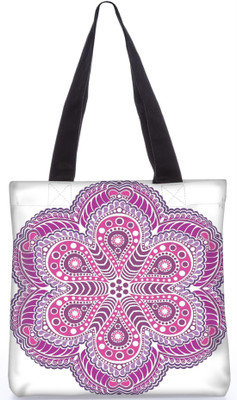 

Snoogg Indian Pattern Poly Canvas Fashion Handbag Shopping Shoulder Lunch Tote Bag For Women 23667 Shoulder Bag(Multicolor, 5 L)