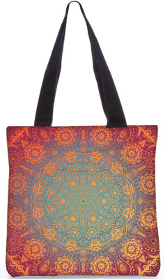 

Snoogg Indian Pattern Poly Canvas Fashion Handbag Shopping Shoulder Lunch Tote Bag For Women 23182 Shoulder Bag(Multicolor, 5 L)