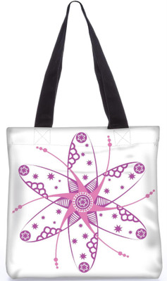 

Snoogg Indian Pattern Poly Canvas Fashion Handbag Shopping Shoulder Lunch Tote Bag For Women 23131 Shoulder Bag(Multicolor, 5 L)