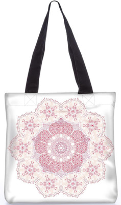 

Snoogg Indian Pattern Poly Canvas Fashion Handbag Shopping Shoulder Lunch Tote Bag For Women 23282 Shoulder Bag(Multicolor, 5 L)