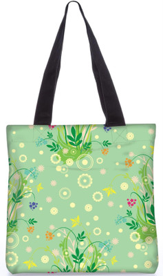 

Snoogg Indian Pattern Poly Canvas Fashion Handbag Shopping Shoulder Lunch Tote Bag For Women 22907 Shoulder Bag(Multicolor, 5 L)