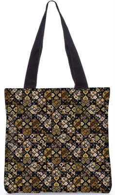 

Snoogg Indian Pattern Poly Canvas Fashion Handbag Shopping Shoulder Lunch Tote Bag For Women 21560 Shoulder Bag(Multicolor, 5 L)