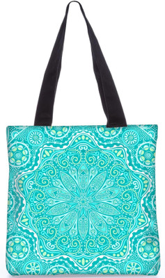 

Snoogg Indian Pattern Poly Canvas Fashion Handbag Shopping Shoulder Lunch Tote Bag For Women 23193 Shoulder Bag(Multicolor, 5 L)