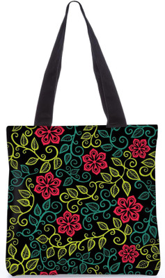 

Snoogg Indian Pattern Poly Canvas Fashion Handbag Shopping Shoulder Lunch Tote Bag For Women 23752 Shoulder Bag(Multicolor, 5 L)