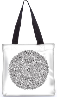 

Snoogg Indian Pattern Poly Canvas Fashion Handbag Shopping Shoulder Lunch Tote Bag For Women 23698 Shoulder Bag(Multicolor, 5 L)