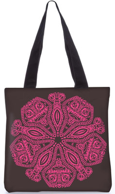 

Snoogg Indian Pattern Poly Canvas Fashion Handbag Shopping Shoulder Lunch Tote Bag For Women 23616 Shoulder Bag(Multicolor, 5 L)