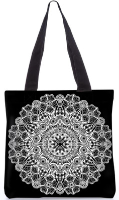 

Snoogg Indian Pattern Poly Canvas Fashion Handbag Shopping Shoulder Lunch Tote Bag For Women 23540 Shoulder Bag(Multicolor, 5 L)