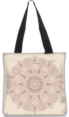 

Snoogg Indian Pattern Poly Canvas Fashion Handbag Shopping Shoulder Lunch Tote Bag For Women 23308 Shoulder Bag(Multicolor, 5 L)