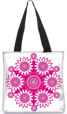 

Snoogg Indian Pattern Poly Canvas Fashion Handbag Shopping Shoulder Lunch Tote Bag For Women 23219 Shoulder Bag(Multicolor, 5 L)