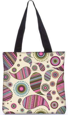 

Snoogg Indian Pattern Poly Canvas Fashion Handbag Shopping Shoulder Lunch Tote Bag For Women 22931 Shoulder Bag(Multicolor, 5 L)