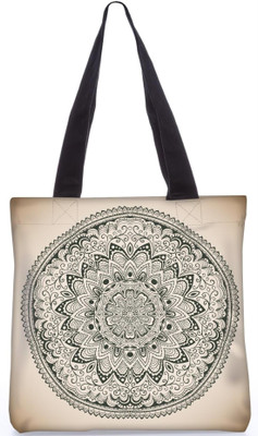 

Snoogg Indian Pattern Poly Canvas Fashion Handbag Shopping Shoulder Lunch Tote Bag For Women 23285 Shoulder Bag(Multicolor, 5 L)