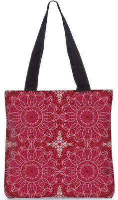 

Snoogg Indian Pattern Poly Canvas Fashion Handbag Shopping Shoulder Lunch Tote Bag For Women 21709 Shoulder Bag(Multicolor, 5 L)