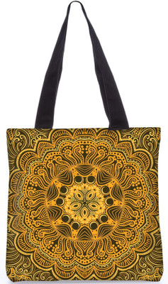 

Snoogg Indian Pattern Poly Canvas Fashion Handbag Shopping Shoulder Lunch Tote Bag For Women 23184 Shoulder Bag(Multicolor, 5 L)