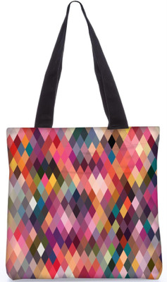 

Snoogg Indian Pattern Poly Canvas Fashion Handbag Shopping Shoulder Lunch Tote Bag For Women 21741 Shoulder Bag(Multicolor, 5 L)