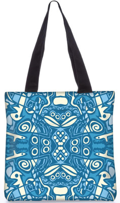 

Snoogg Indian Pattern Poly Canvas Fashion Handbag Shopping Shoulder Lunch Tote Bag For Women 21807 Shoulder Bag(Multicolor, 5 L)