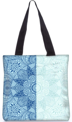 

Snoogg Indian Pattern Poly Canvas Fashion Handbag Shopping Shoulder Lunch Tote Bag For Women 23192 Shoulder Bag(Multicolor, 5 L)