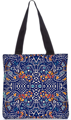 

Snoogg Indian Pattern Poly Canvas Fashion Handbag Shopping Shoulder Lunch Tote Bag For Women 22632 Shoulder Bag(Multicolor, 5 L)