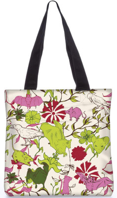 

Snoogg Indian Pattern Poly Canvas Fashion Handbag Shopping Shoulder Lunch Tote Bag For Women 22970 Shoulder Bag(Multicolor, 5 L)