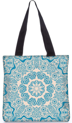 

Snoogg Indian Pattern Poly Canvas Fashion Handbag Shopping Shoulder Lunch Tote Bag For Women 23153 Multipurpose Bag(Multicolor, 5 L)