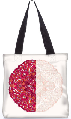 

Snoogg Indian Pattern Poly Canvas Fashion Handbag Shopping Shoulder Lunch Tote Bag For Women 23682 Shoulder Bag(Multicolor, 5 L)