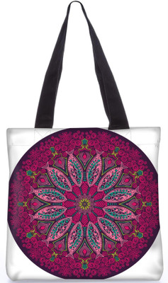 

Snoogg Indian Pattern Poly Canvas Fashion Handbag Shopping Shoulder Lunch Tote Bag For Women 23317 Multipurpose Bag(Multicolor, 5 L)