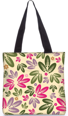 

Snoogg Indian Pattern Poly Canvas Fashion Handbag Shopping Shoulder Lunch Tote Bag For Women 21960 Shoulder Bag(Multicolor, 5 L)