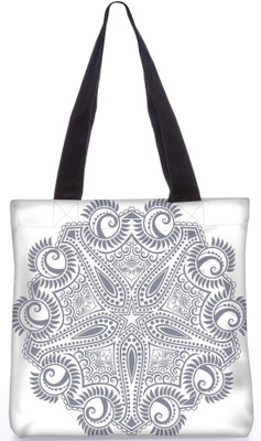 

Snoogg Indian Pattern Poly Canvas Fashion Handbag Shopping Shoulder Lunch Tote Bag For Women 23407 Shoulder Bag(Multicolor, 5 L)