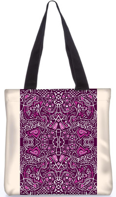 

Snoogg Indian Pattern Poly Canvas Fashion Handbag Shopping Shoulder Lunch Tote Bag For Women 22603 Shoulder Bag(Multicolor, 5 L)