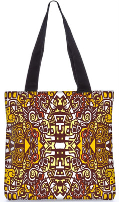 

Snoogg Indian Pattern Poly Canvas Fashion Handbag Shopping Shoulder Lunch Tote Bag For Women 22641 Shoulder Bag(Multicolor, 5 L)