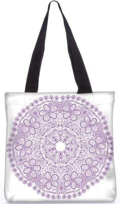 

Snoogg Indian Pattern Poly Canvas Fashion Handbag Shopping Shoulder Lunch Tote Bag For Women 23452 Shoulder Bag(Multicolor, 5 L)
