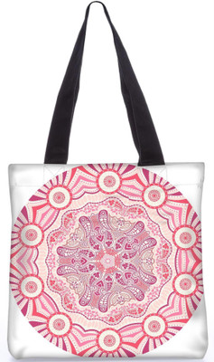 

Snoogg Indian Pattern Poly Canvas Fashion Handbag Shopping Shoulder Lunch Tote Bag For Women 23522 Shoulder Bag(Multicolor, 5 L)