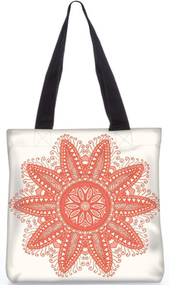 

Snoogg Indian Pattern Poly Canvas Fashion Handbag Shopping Shoulder Lunch Tote Bag For Women 23624 Shoulder Bag(Multicolor, 5 L)