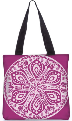 

Snoogg Indian Pattern Poly Canvas Fashion Handbag Shopping Shoulder Lunch Tote Bag For Women 23565 Shoulder Bag(Multicolor, 5 L)