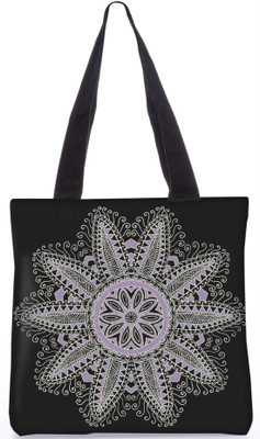 

Snoogg Indian Pattern Poly Canvas Fashion Handbag Shopping Shoulder Lunch Tote Bag For Women 23265 Shoulder Bag(Multicolor, 5 L)