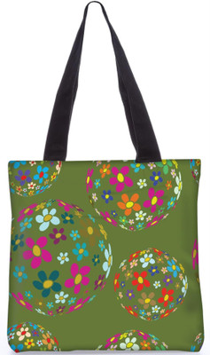 

Snoogg Indian Pattern Poly Canvas Fashion Handbag Shopping Shoulder Lunch Tote Bag For Women 22866 Shoulder Bag(Multicolor, 5 L)