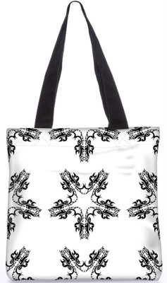 

Snoogg Indian Pattern Poly Canvas Fashion Handbag Shopping Shoulder Lunch Tote Bag For Women 22379 Shoulder Bag(Multicolor, 5 L)