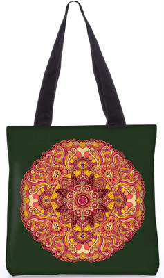 

Snoogg Indian Pattern Poly Canvas Fashion Handbag Shopping Shoulder Lunch Tote Bag For Women 23250 Shoulder Bag(Multicolor, 5 L)