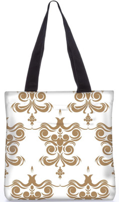 

Snoogg Indian Pattern Poly Canvas Fashion Handbag Shopping Shoulder Lunch Tote Bag For Women 22766 Shoulder Bag(Multicolor, 5 L)