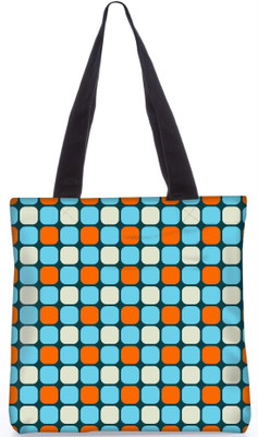 

Snoogg Indian Pattern Poly Canvas Fashion Handbag Shopping Shoulder Lunch Tote Bag For Women 21367 Shoulder Bag(Multicolor, 5 L)