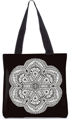 

Snoogg Indian Pattern Poly Canvas Fashion Handbag Shopping Shoulder Lunch Tote Bag For Women 23704 Shoulder Bag(Multicolor, 5 L)
